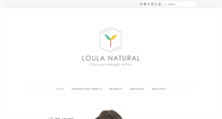 Desktop Screenshot of loulanatural.com